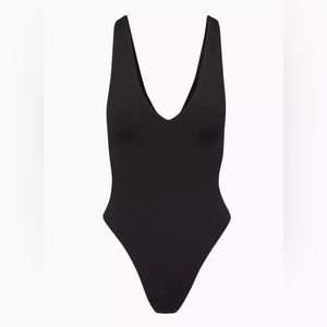 Black BABATON Vneck Bodysuit